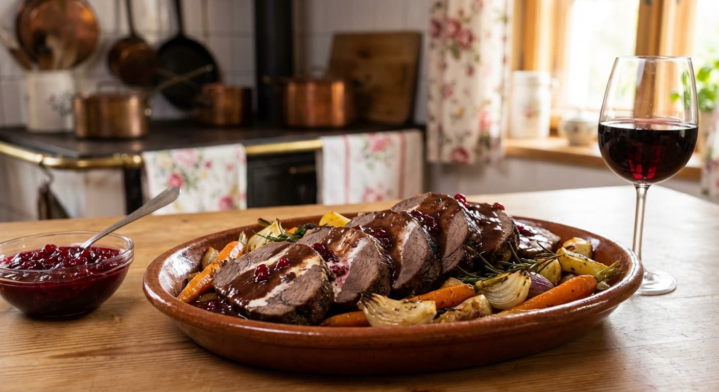 Wildschweinbraten