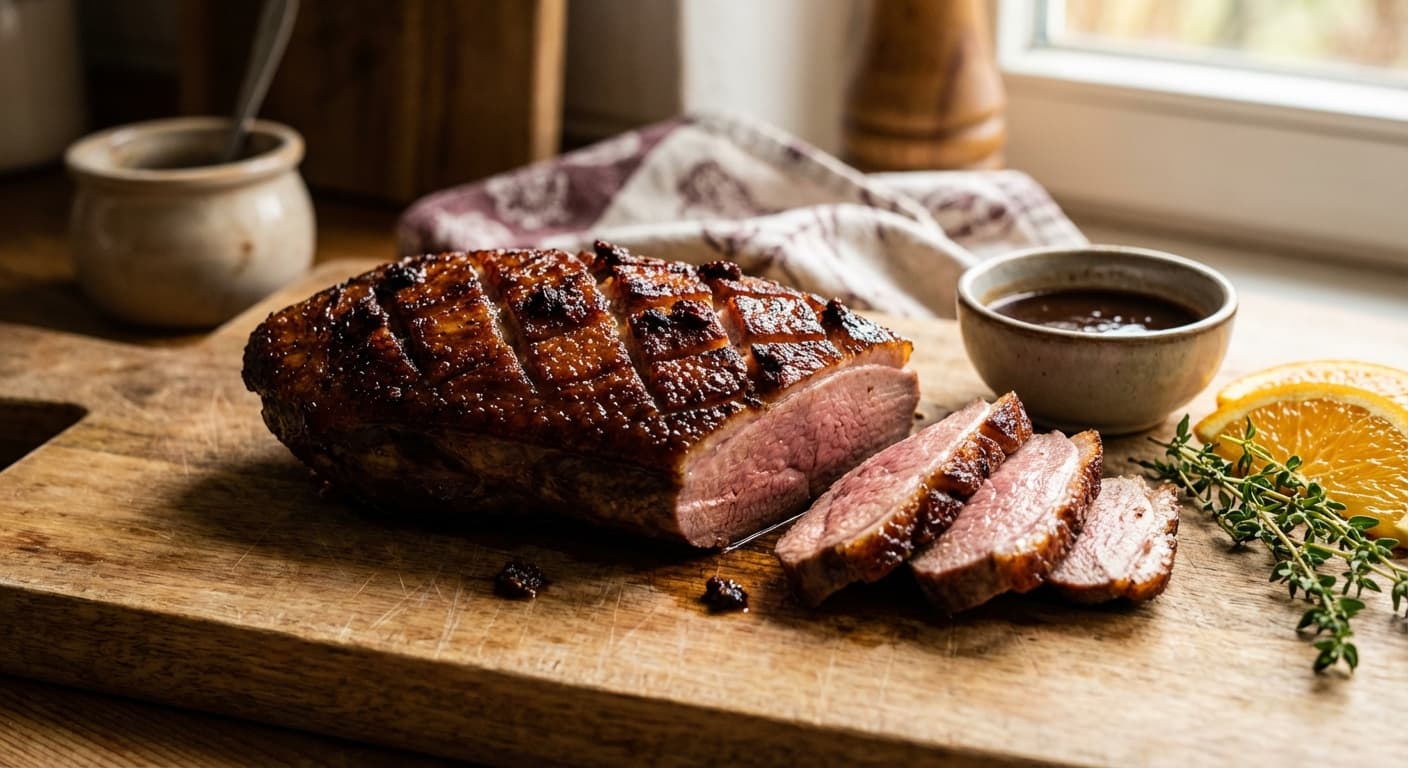 Knusprige Entenbrust