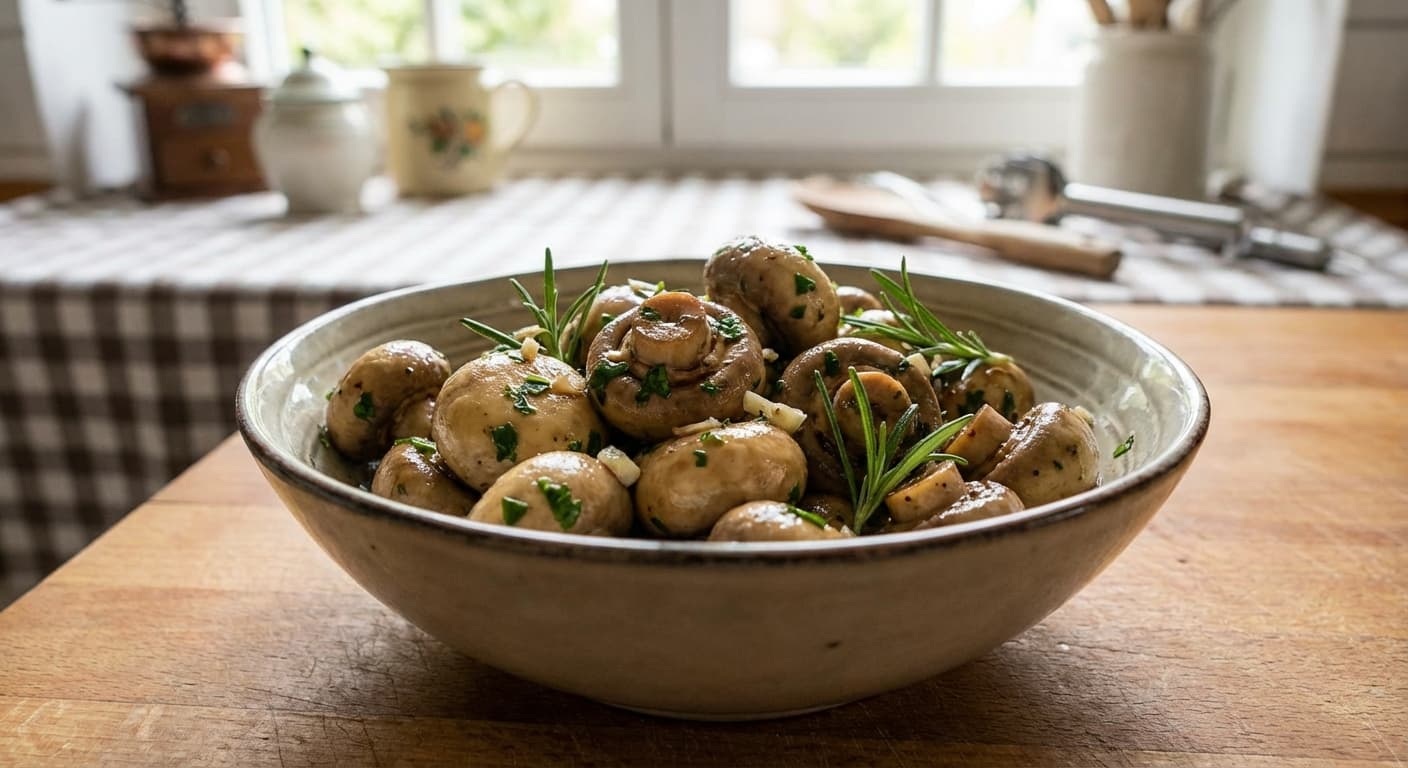 Marinierte Champignons