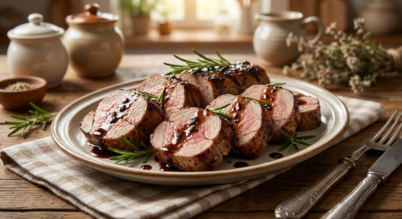 Rosmarin-Balsamico-Schweinefilet