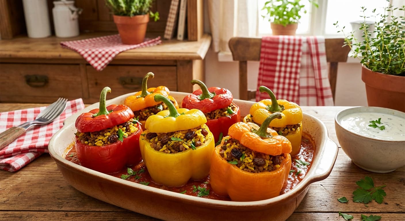 Gefüllte Paprika