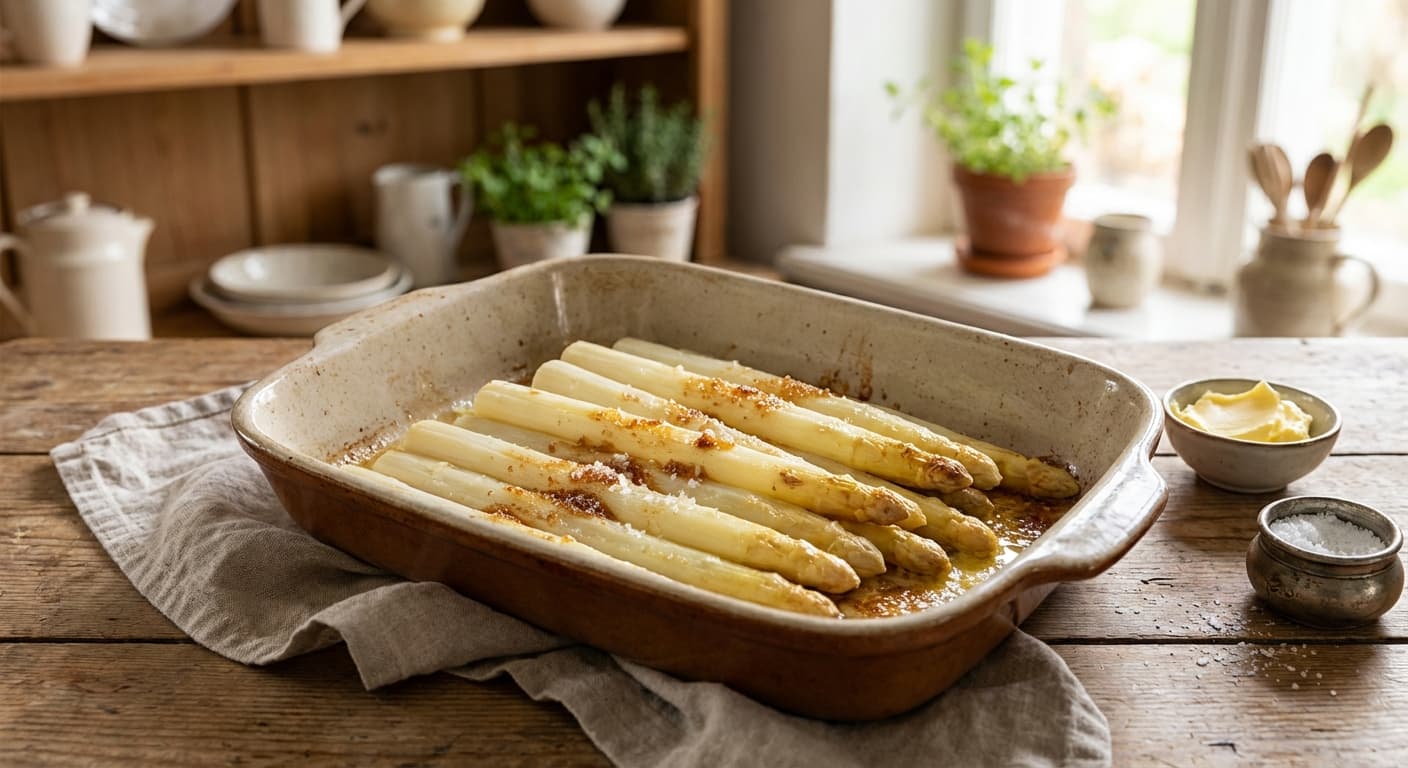 Spargel aus dem Ofen