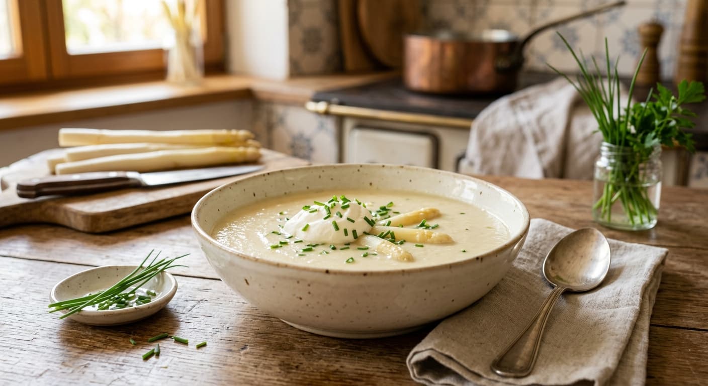 Spargelcremesuppe