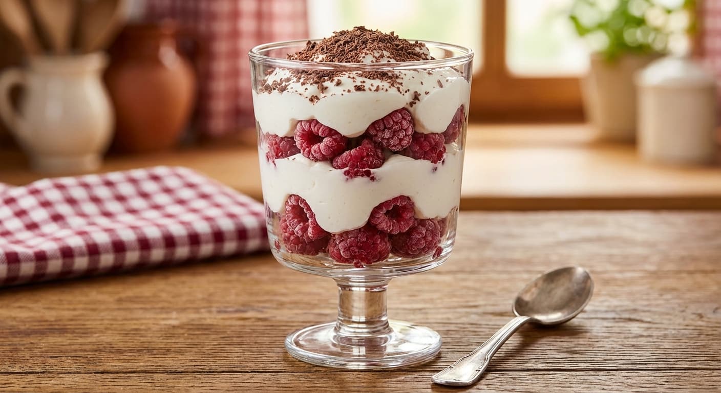 Mascarpone-Himbeerquark