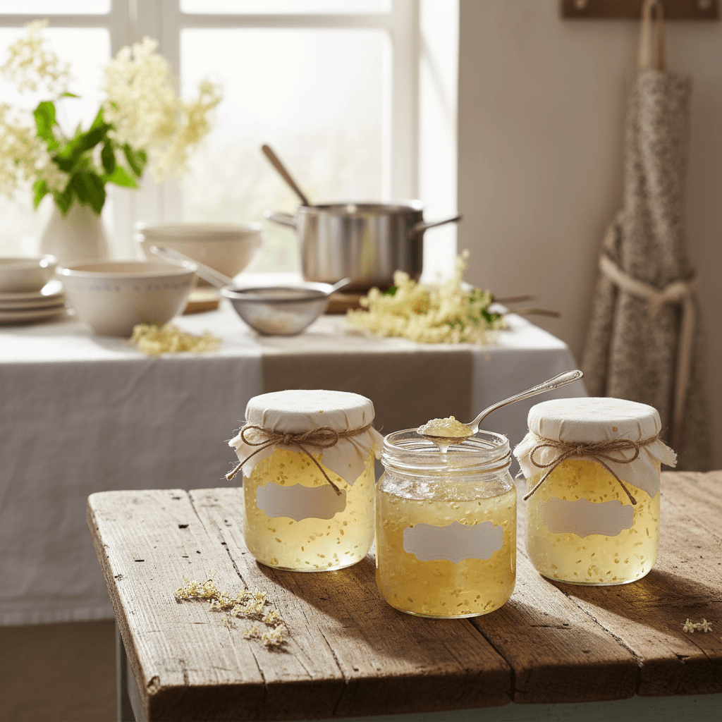 Holunderblütengelee