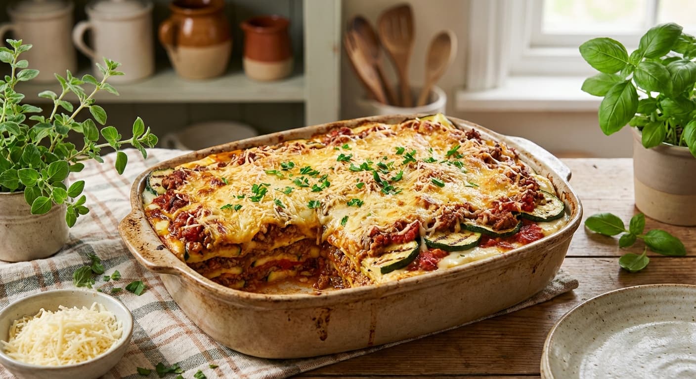 Zucchini-Lasagne