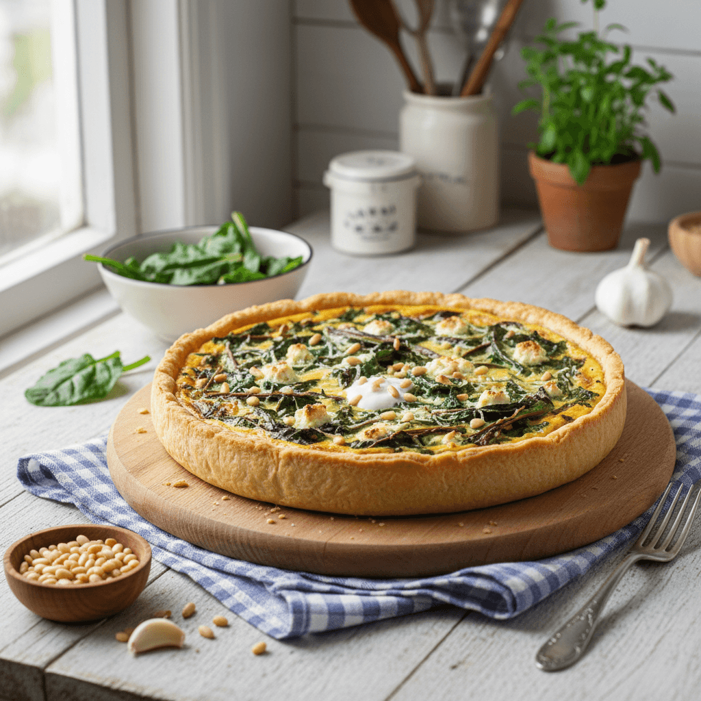 Mangold-Quiche