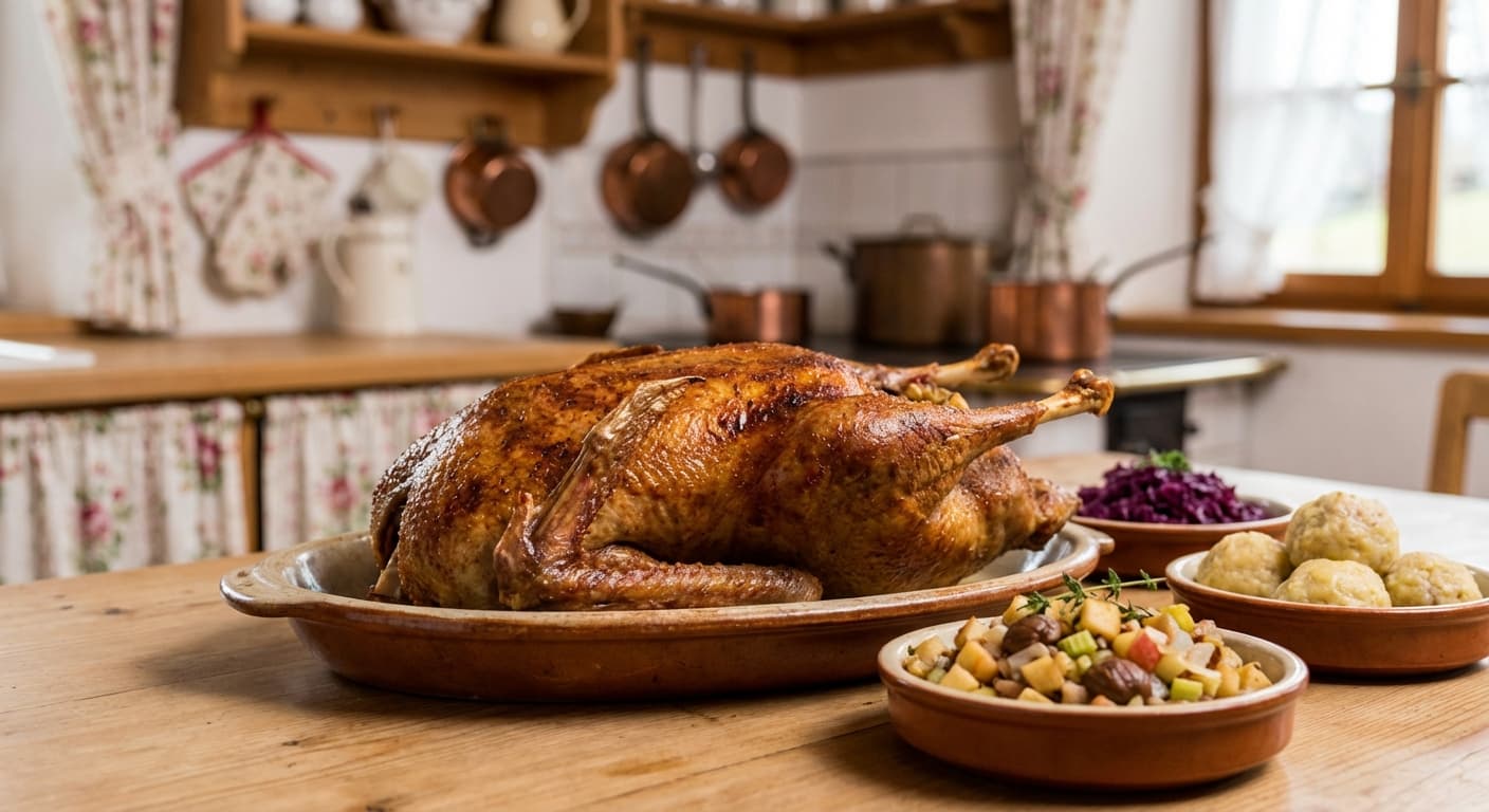 Gefüllte Gans