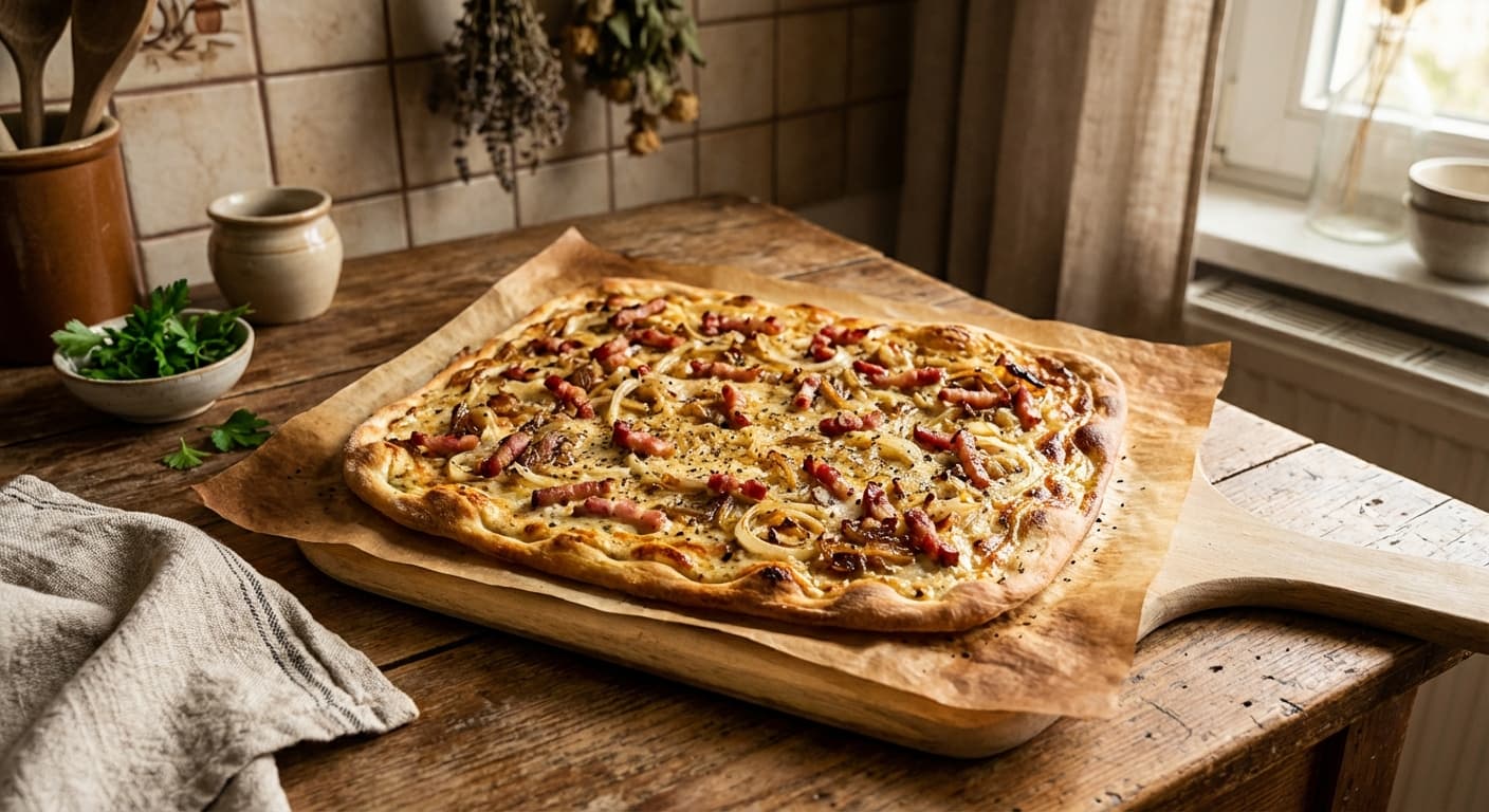 Elsässer Flammkuchen