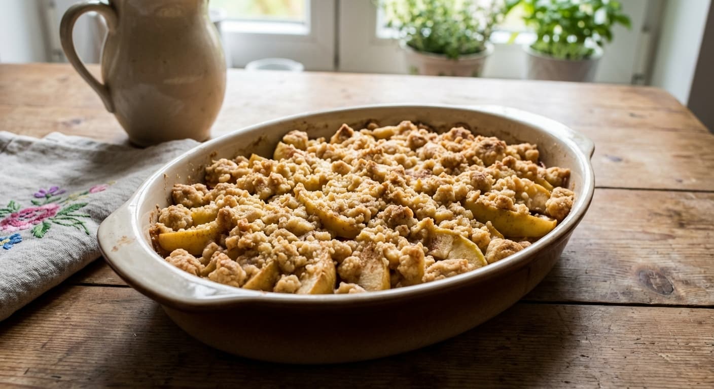 Apfelstreusel