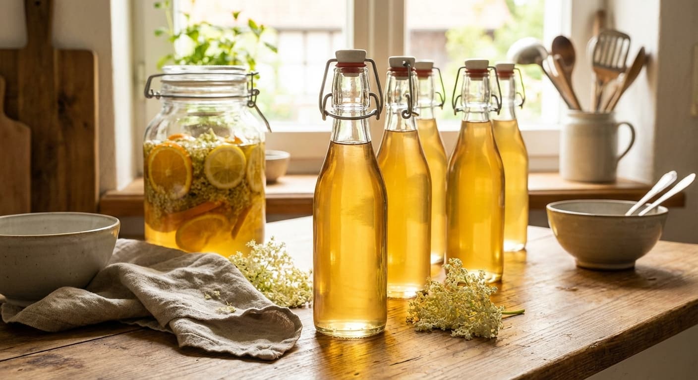 Holunderblütensirup