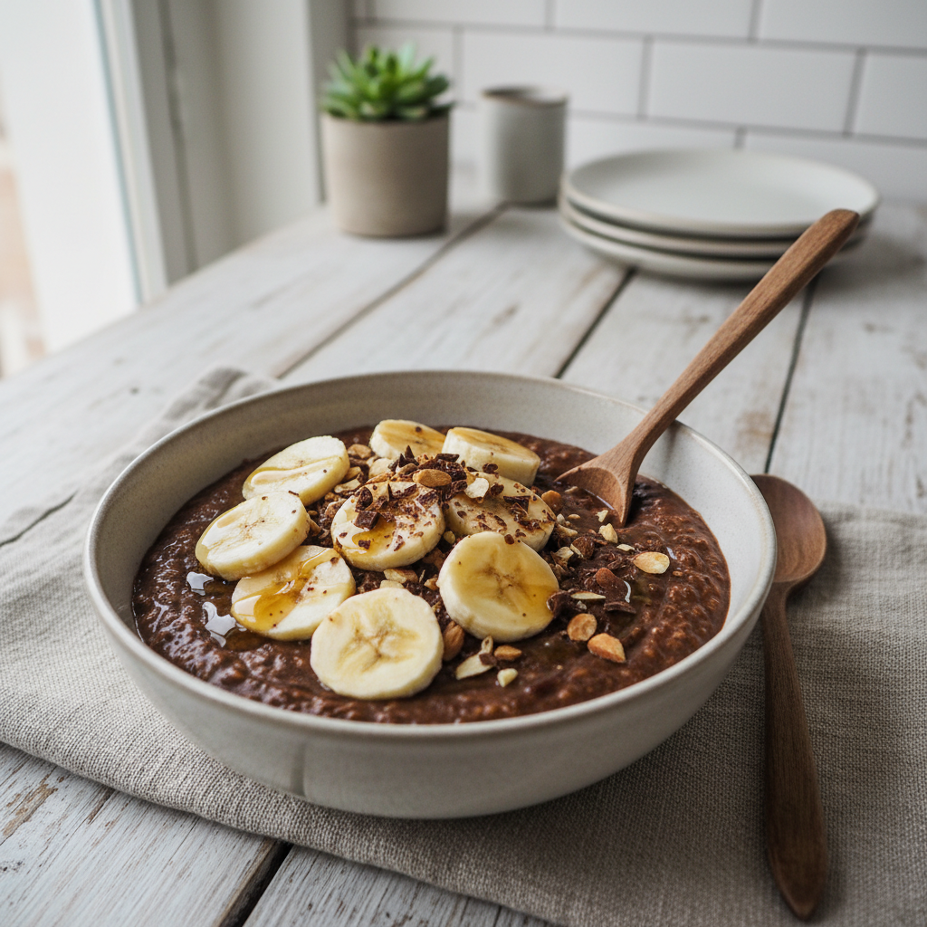Overnight Oats Schoko-Banane