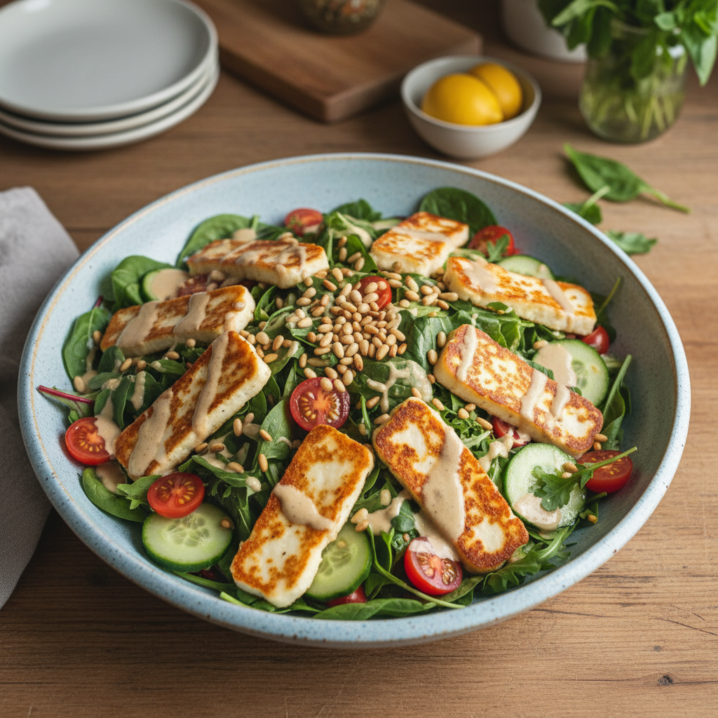 Halloumi-Salat